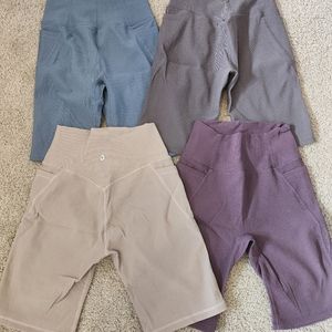 Ribbed Bikers Shorts